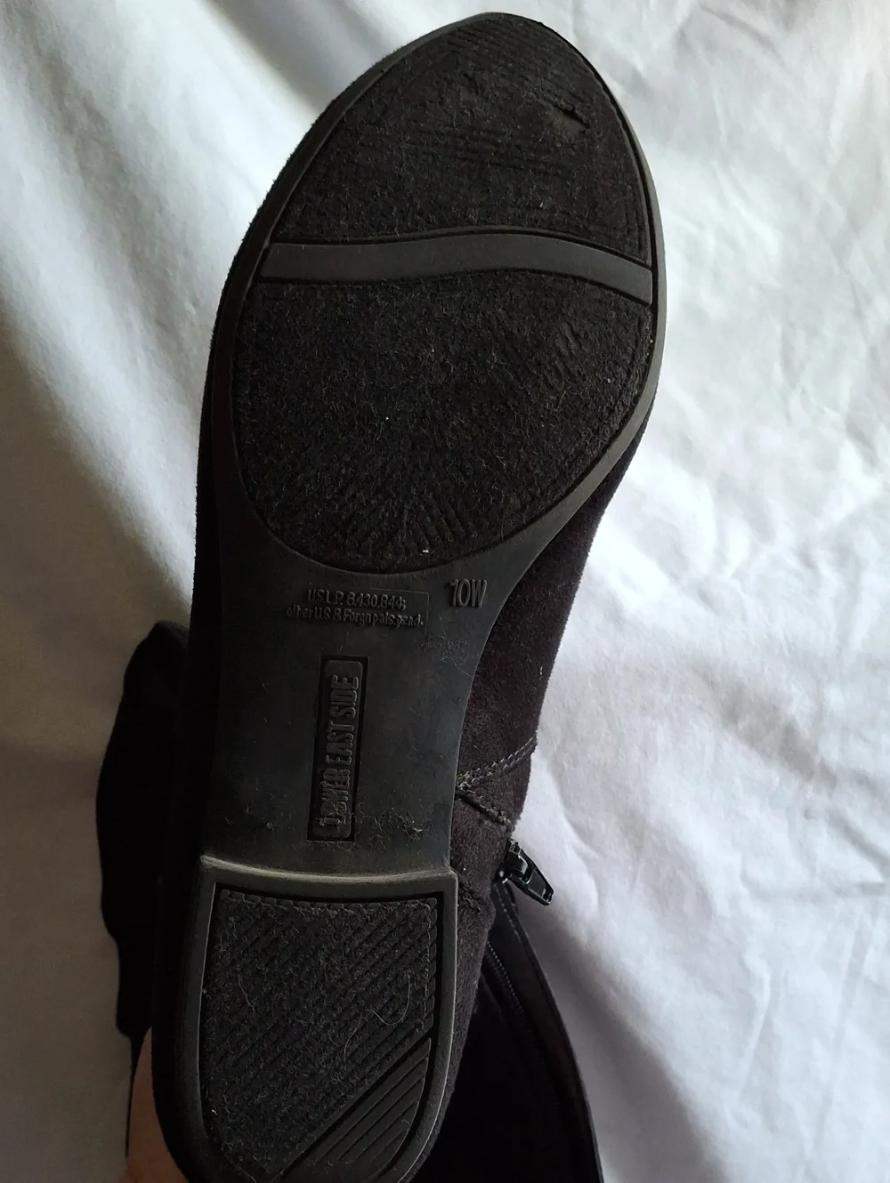 Black Knee-High Women's Boots - Suede Look Lower East Side NGO Rory FS WW